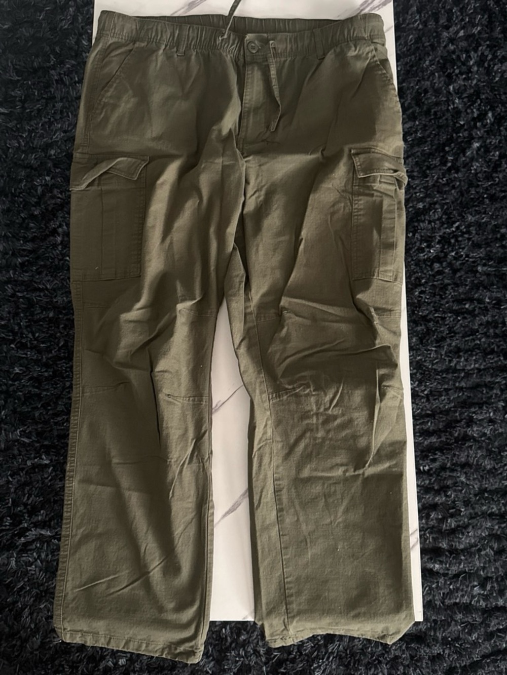 Original Use Olive Green Cargo Pants with Utility Pockets